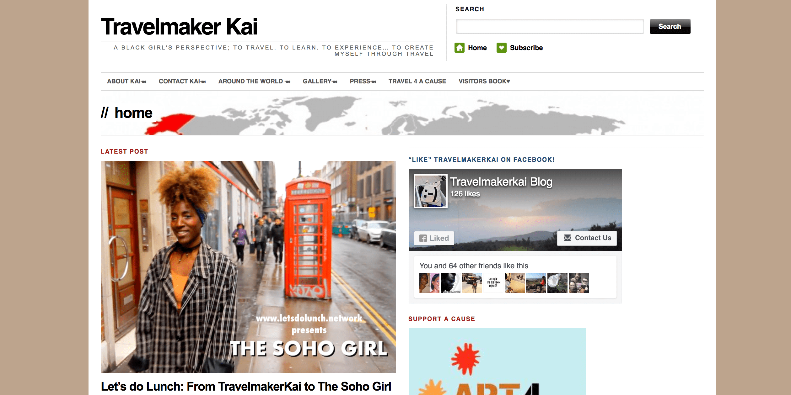 Travelmaker Kai blog site